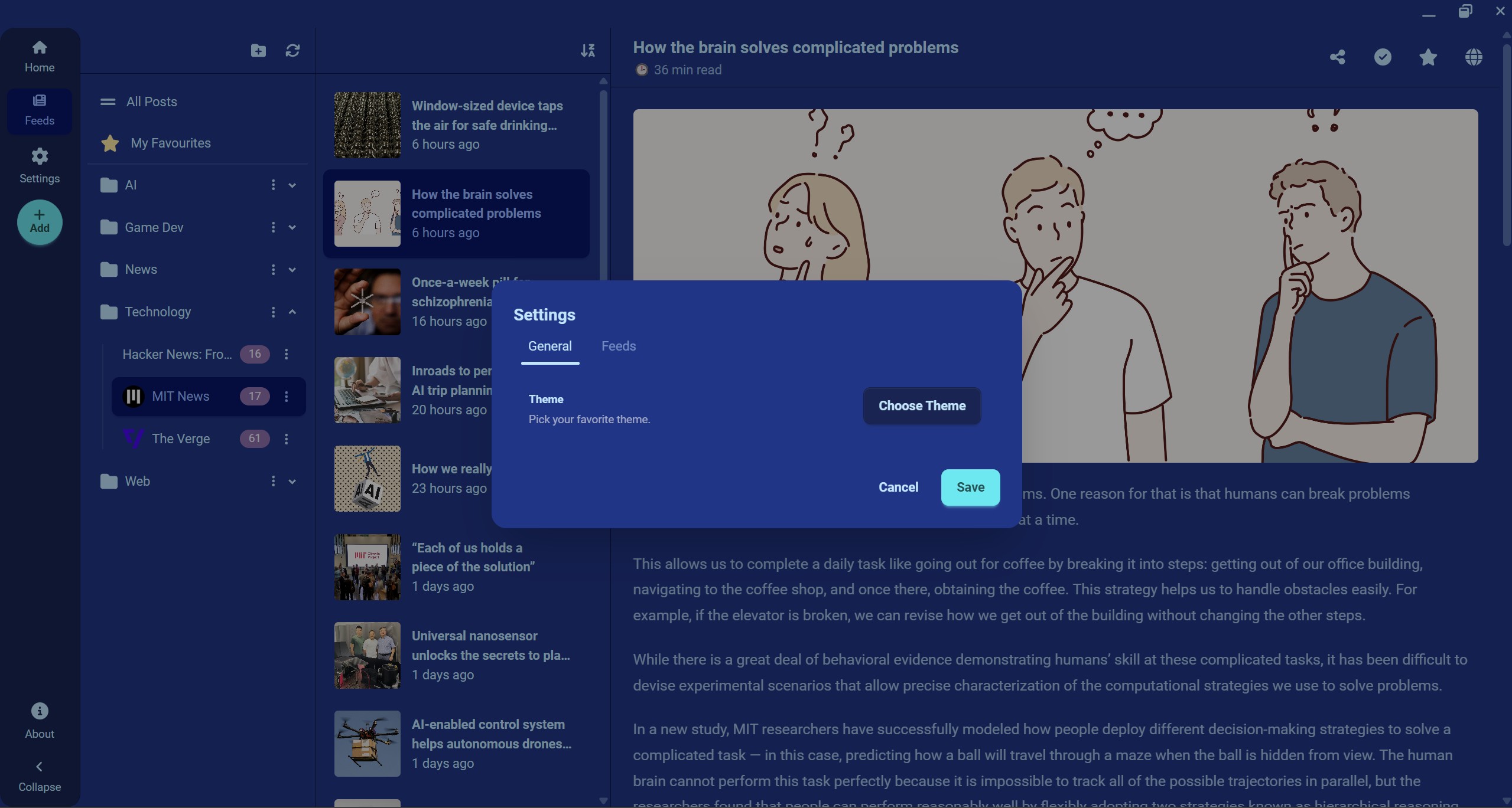 Reader Project - Modern RSS Reader